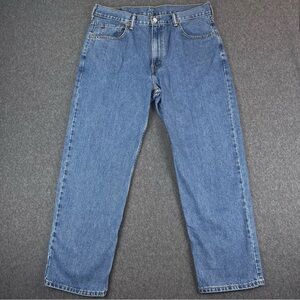 Levis 550 Straight Leg Jeans Mens 36x30 Blue Medium Stone Wash